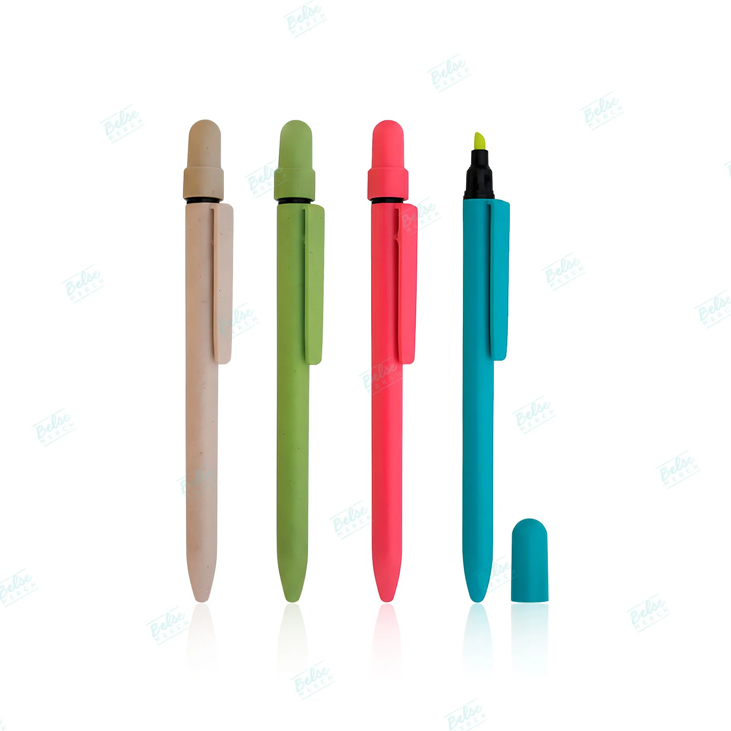 Lapicero de plastico fibra de trigo merchandising lima