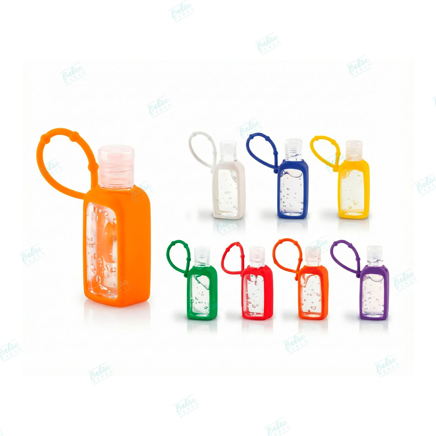 gel antibacterial con estuche de silicona 2 merchandising personalizado miraflores lima