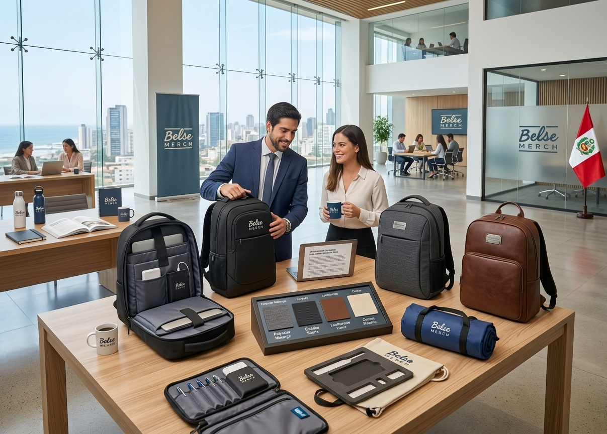 Mochilas Corporativas Personalizadas merchandising personalizado lima